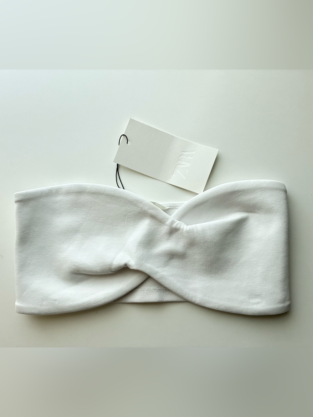 Zara White Knot bandeau Small
